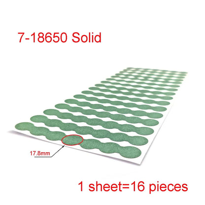18650 21700 32650 Li-ion Battery Insulation Gasket Barley Paper Battery Pack Cell Insulating Glue Patch Electrode Insulated…