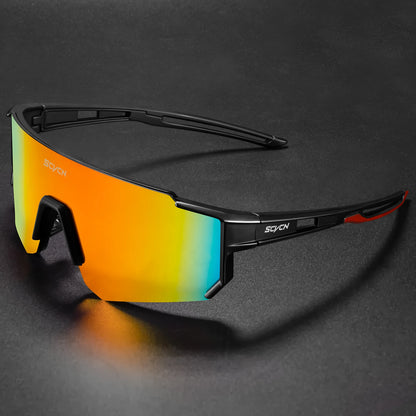 SCVCN New Outdoor Cycling Sunglasses Men Road Driving Bike Glasses Sports Mountain Climbing Women Bicycle Cycling UV400 Gogg…