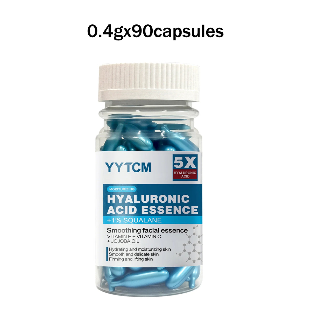 Hyaluronic acid deep moisturizing capsule essence, deep moisturizing and brightening skin essence (0.4gx30 capsules)/bag -1…