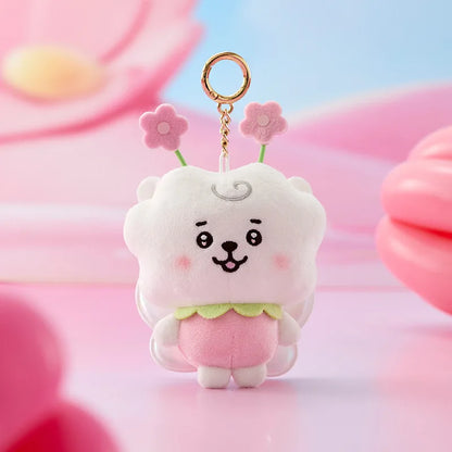 BT21 Chimmy Cooky koya Shooky Tata Creative Anime Peripheral Cartoon Keychain Personality Cute Backpack Decorative Doll Pend…