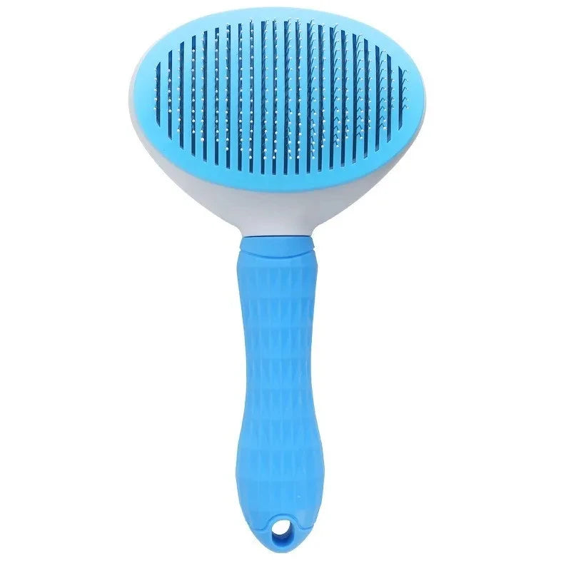 Pet Dog Brush Cat Comb Self Cleaning Pet Hair Remover Brush For Dogs Cats Grooming Tools Pets Dematting Comb Dogs Accessorie…