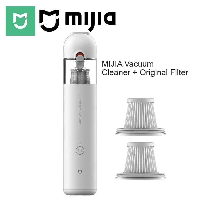 MIJIA Handheld Wireless Vacuum Cleaner,13KPa Suction,For Home Car Cordless Portable Vacuum Cleaner,Max Battery Life 30min -…