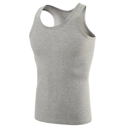 1/3/5 Piece Men's Cotton Sports Skinny Vest Teenagers Leisure Joker Sleeveless T Men's Fitness Training Simple Top - image 6