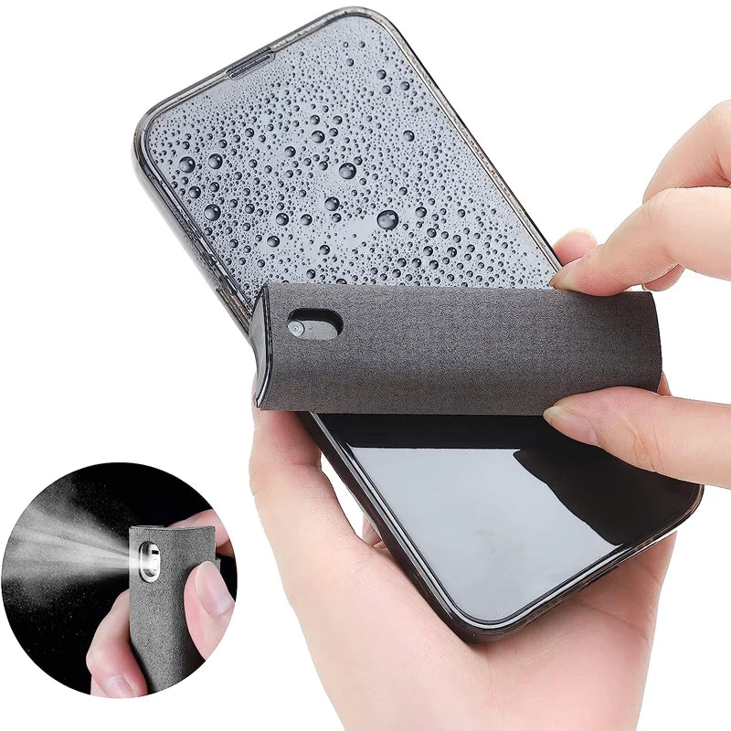 2 in 1 Microfiber Screen Cleaner Spray Bottle Mobile Phone Tablet Computer Microfiber Cloth Cleaning Wipes For iPhone Samsun…