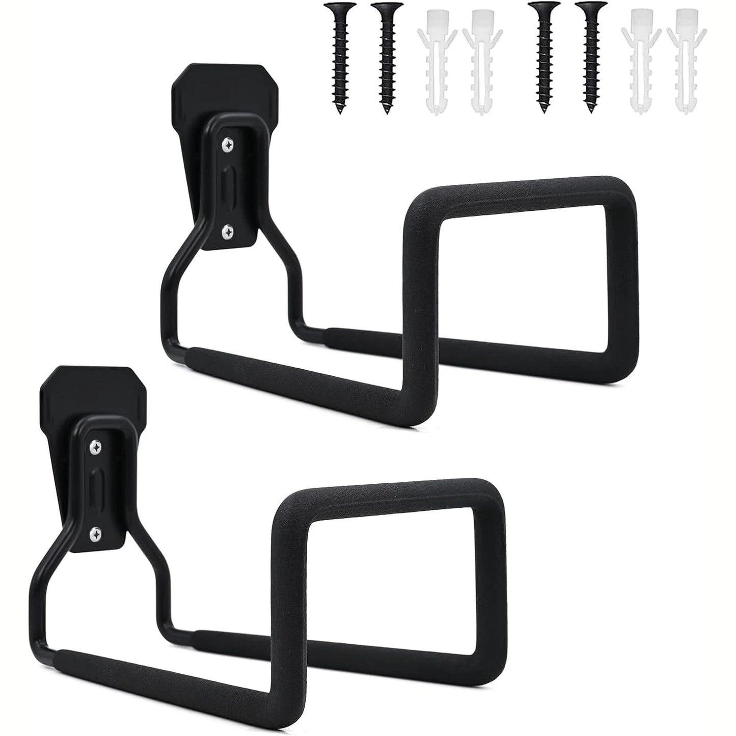 1/2 Pack Garden Hose Holder - Wall-Mounted Hose Hanger, Heavy-Duty Water Hose Holder for Outdoor/Indoor Use in the Yard, Dur…