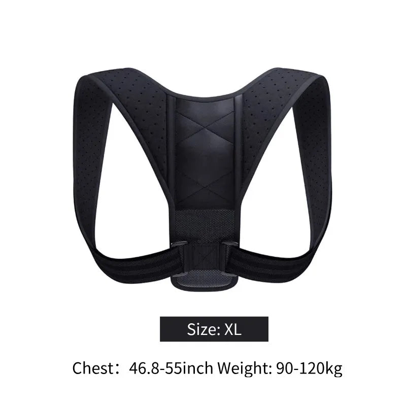 Back Posture Correction Belt Hunchback Prevention Correction of Sitting Posture Unisex Breathable Body Shaping - image 9