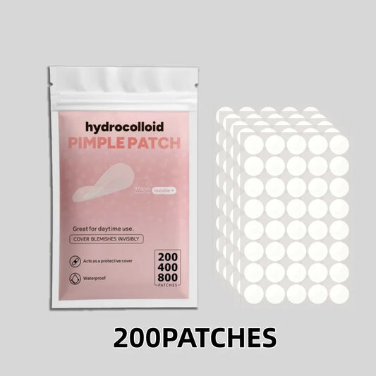 200/400/800pcs Invisible Clear Pimple Patch Set – Deep-Cleansing Hydrocolloid Acne Stickers, Mixed Sizes, Gentle & Skin-Frie…