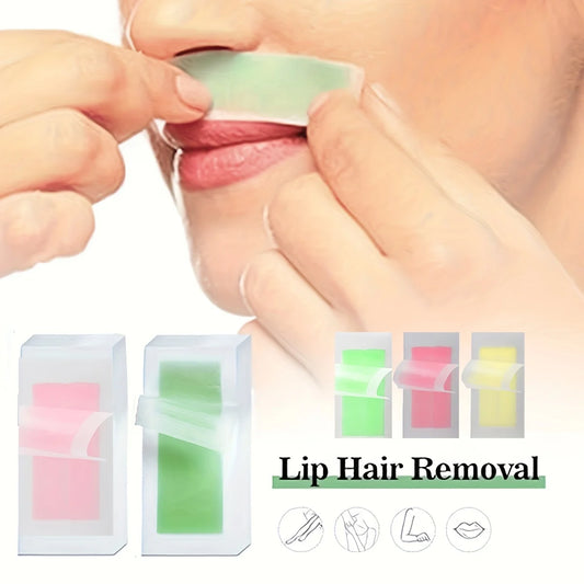 Professional Warning Tapes For Summer Hair Removal, Double Face Cold Warning Paper For Legs, Body, Face,6 Sticks, 10/20 Stic…