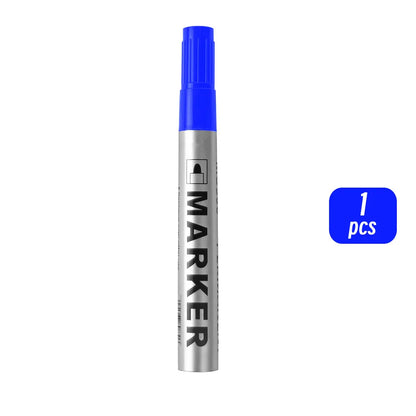 Permanent Paint Marker Pen Waterproof Black Pen for Tyre Oily Markers Quick Drying Signature Pen Stationery Supplies - image…