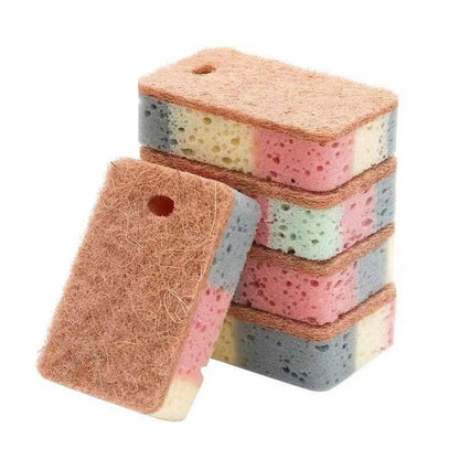 Double Sided Sponge Multipurpose Cleaning Sponge for Dishwashing and Stain Removal Durable Kitchen Bathroom Cleaning Tools