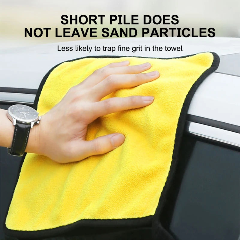 SEAMETAL High-end Microfiber Towel Car Wash Towel Detailing Cleaning Cloth Car Wash Drying Towel Car Absorbent Cleaning Prod…