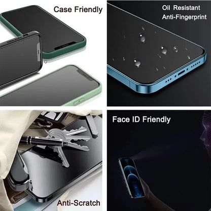 1-5PCS Anti-Spy Glass for iPhone 15 14 13 12 11 Pro Max Mini X XS XR 7 8 6 Plus Privacy Screen Protector For iPhone 17 16 17…