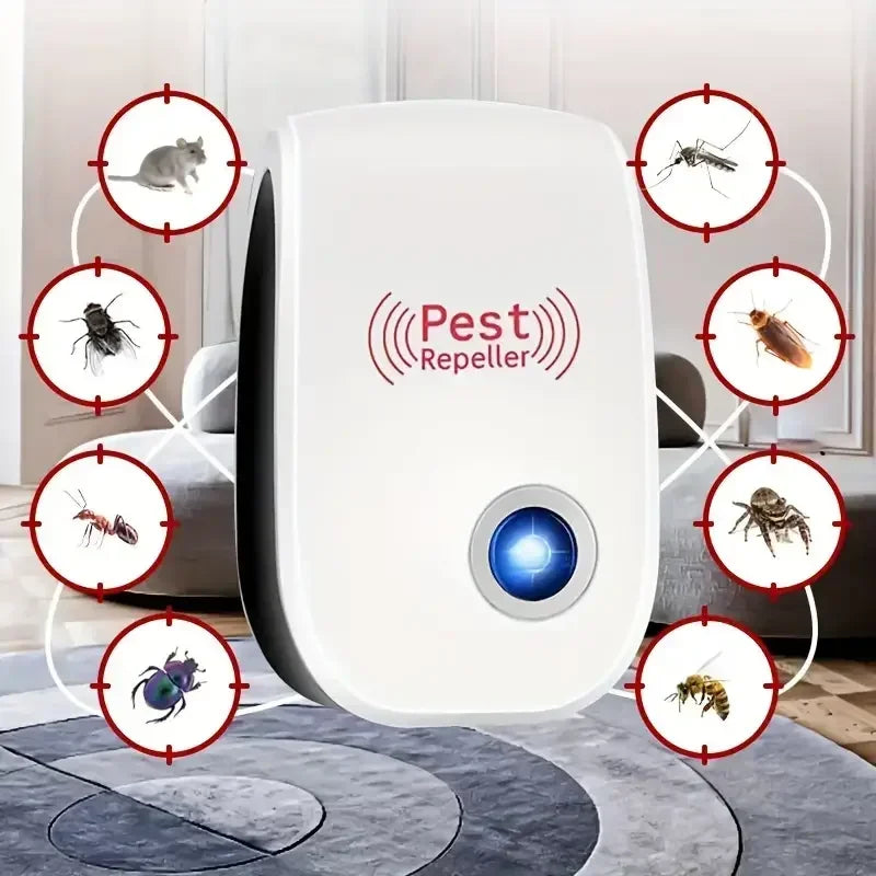 Ultrasonic Pest Repellent Plug-In - Effective Indoor Insect Control For Mosquitoes, Mice, Spiders, Ants, Cockroaches - Child…
