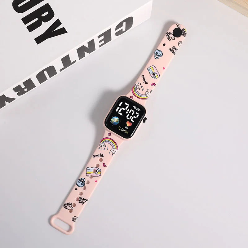 New Stitch Children Watches Girls Reloj Inteligente Para Niños Niña Reloj Hello Kitty Digital Watch Women Relógio Infantil -…
