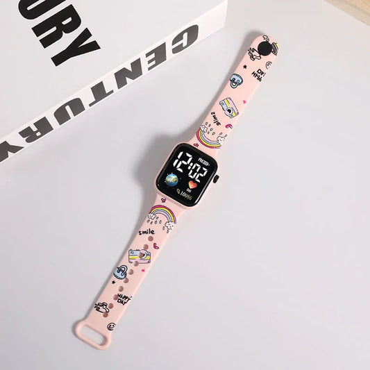 New Stitch Children Watches Girls Reloj Inteligente Para Niños Niña Reloj Hello Kitty Digital Watch Women Relógio Infantil -…