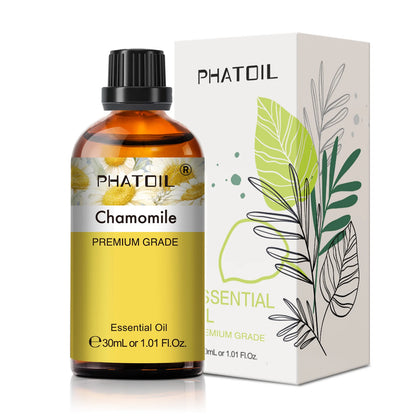 PHATOIL 1PCS Aromatherapy Essential Oil 30ml Lemon Eucalyptus Lavender Bergamot Jasmine Juniper Rose Vanilla Aroma Essential…