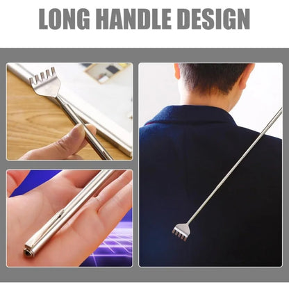 Compact Telescopic Back Massager – Portable Extendable Stainless Steel, Ideal Birthday Gift & Christmas Stocking Stuffer for…