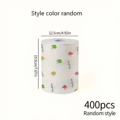 1 Roll (400 Sheets), Lazy Cloth, Disposable Kitchen Tissue, Washable Dry and Wet Dual-Use Towel, Dishcloth, Non Stick Oil Cl…
