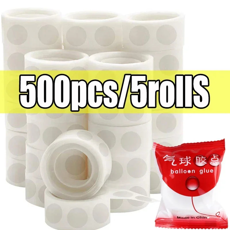 Double Sided Clear Sticky Point Tape Balloon Glue Dot Adhesive Birthday Wedding Party Balloons Glue Sticker Photoes Stand Ar…