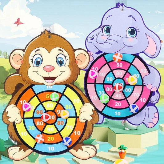 Educational Games Dart Board Baby Toy Stickey Ball Dart Indoor Sports Child Montessori Games for Children 3 to 7 Years - ima…