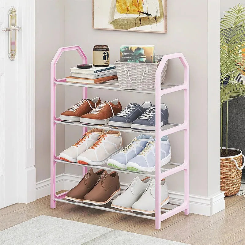 4 Floor Assembly Simple Creative Home Shoe Rack Dormitory Door Storage Rack Storage Shoe Multifunctional Cabinet Home Suppli…