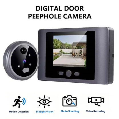 Awapow Wireless Door Peephole Camera 3.5 Inch Digital Door Viewer Doorbell 120° LCD Screen Monitor Home Security No Need WiF…