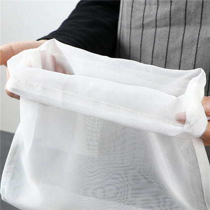 Nylon Filter Bags Vegetable Milk Strainer Sieve Drain Tea Filter Net Bag Kitchen Gadgets For Home Food Cheese Cloth Honey Si…