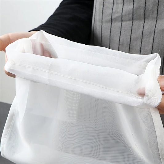 Nylon Filter Bags Vegetable Milk Strainer Sieve Drain Tea Filter Net Bag Kitchen Gadgets For Home Food Cheese Cloth Honey Si…