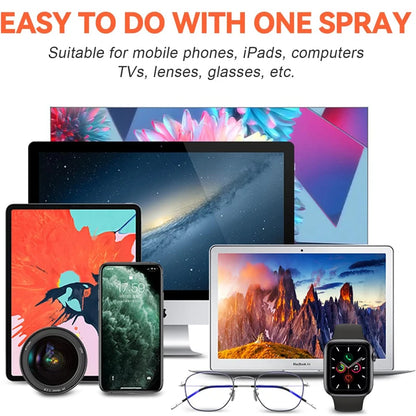 2 in 1 Microfiber Screen Cleaner Spray Bottle Mobile Phone Tablet Computer Microfiber Cloth Cleaning Wipes For iPhone Samsun…