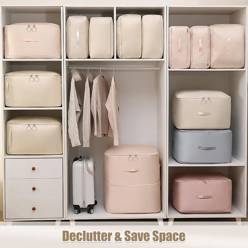 1 PC Ultra Space Saving Self Compression Organizer Upgrades Space Saver Vacuum Storage Bags for Comforter Clothing - image 3
