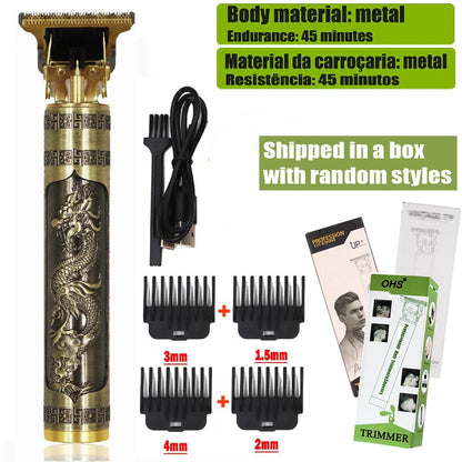 T9 Hair Clipper Repair Beard Shaving Body Hair Trimmer Clippers Electric Machine Men Haircut Machine 0mm Barber Shaver - ima…