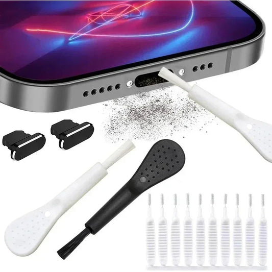 Cell Phone Charging Port Dust Plug with Cleaning Brush for IPhone 15 14 13 16Pro Max Plus Samsung Xiaomi IOS Type C Cleaner…