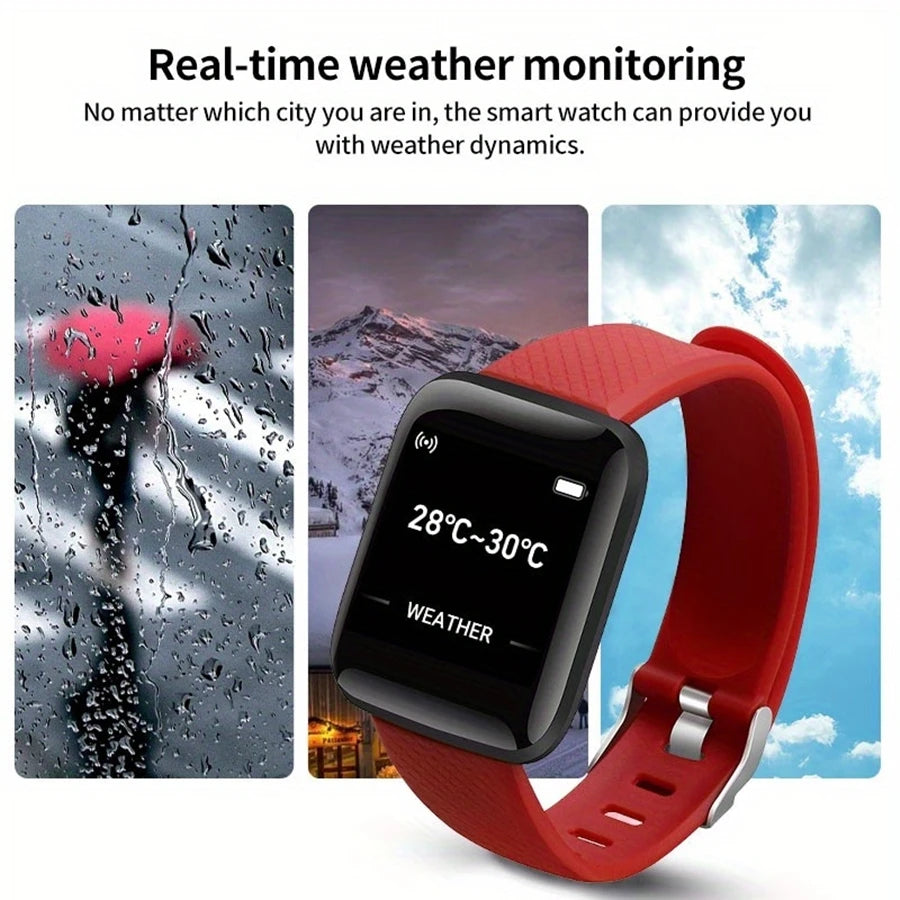 Smartwatch Men Women Wristwatches Smart Watch Message Fitness Monitor Bracelet Birthday Gift Electronic Clock For Android IO…