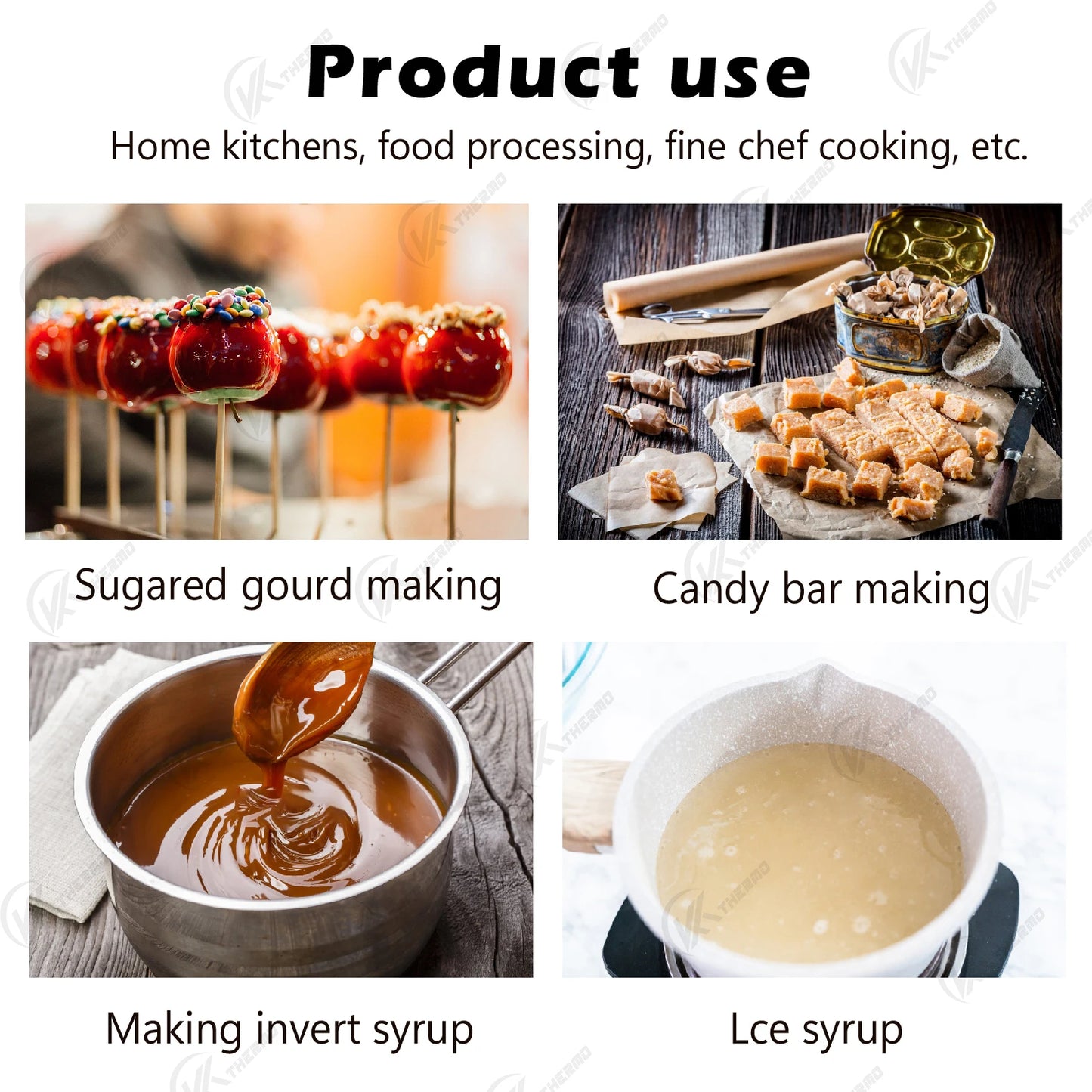 Confectionery/Sugar/Candy Thermometer Food Cooking Kitchen Digital BBQ Thermometer Meat Cake Milk Thermometer Tool - image 5