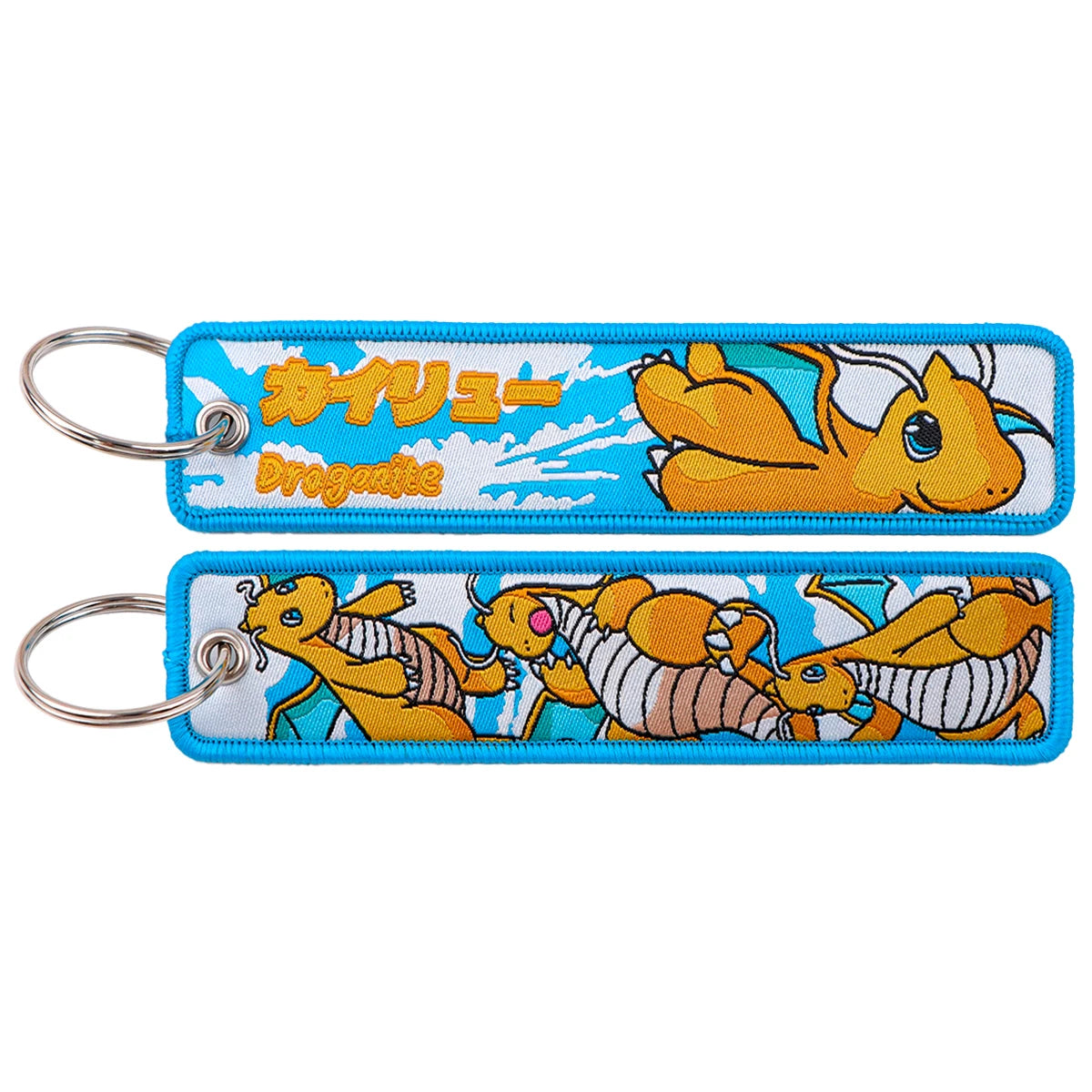 Japanese Anime Elf Monsters Keychain for Cars Backpack Key Holders Embroidery Keyrings Key Tag Jet Tag Accessories Gifts 1pc…