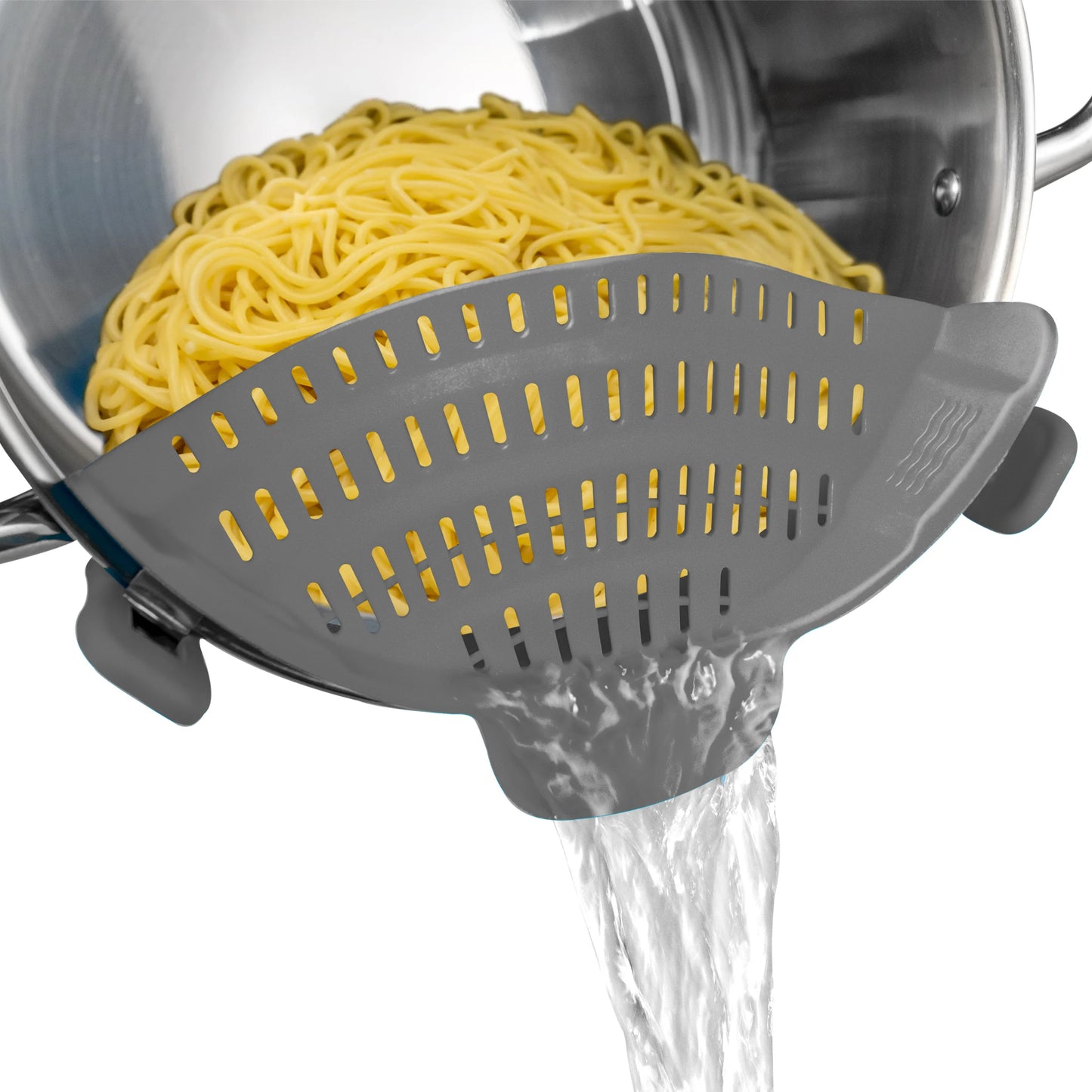 1pc, Strainer, Silicone Pot Strainer, Adjustable Silicone Clip On Strainer For Pots Pans And Bowls, Kitchen Pot Strainer - i…