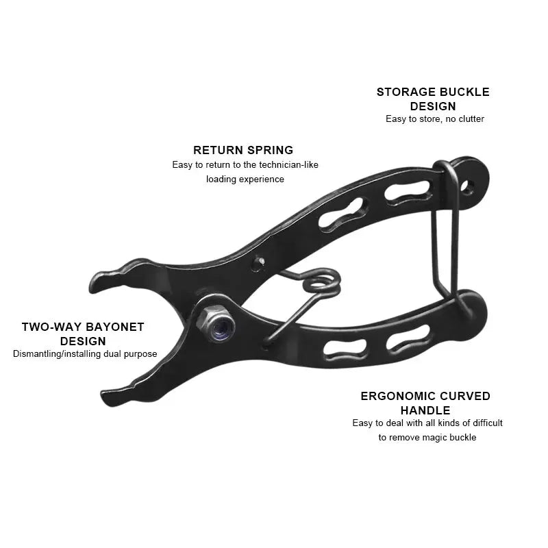 Bicycle Chain Buckle Pliers Mini MTB Bike Chain Quick Release Magic Link Clamp Removal Install Plier Road Cycling Repair Too…