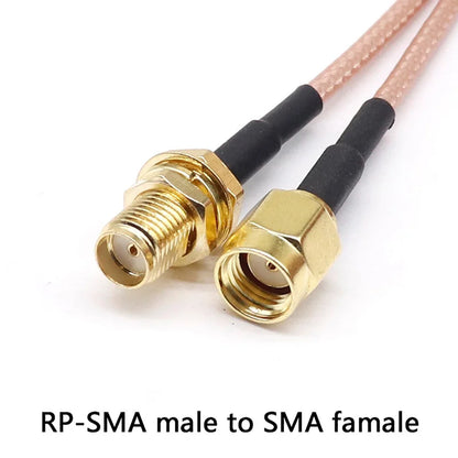 Antenna Extension Cable SMA-JK SMA Male to Female Inner Screw Inner Hole to Outer Screw Inner Needle RG316 Adapter Cable 1 -…