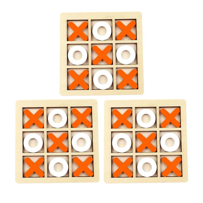Montessori Play Game Wooden Toy Mini Chess Interaction Puzzle Training Brain Learing Early Educational Toys For Children Kid…