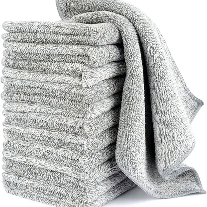 Thicken Microfiber Cleaning Cloths Lint Free Microfiber Cleaning Towel Cloths Reusable Cleaning Towels Absorbent for Car Win…