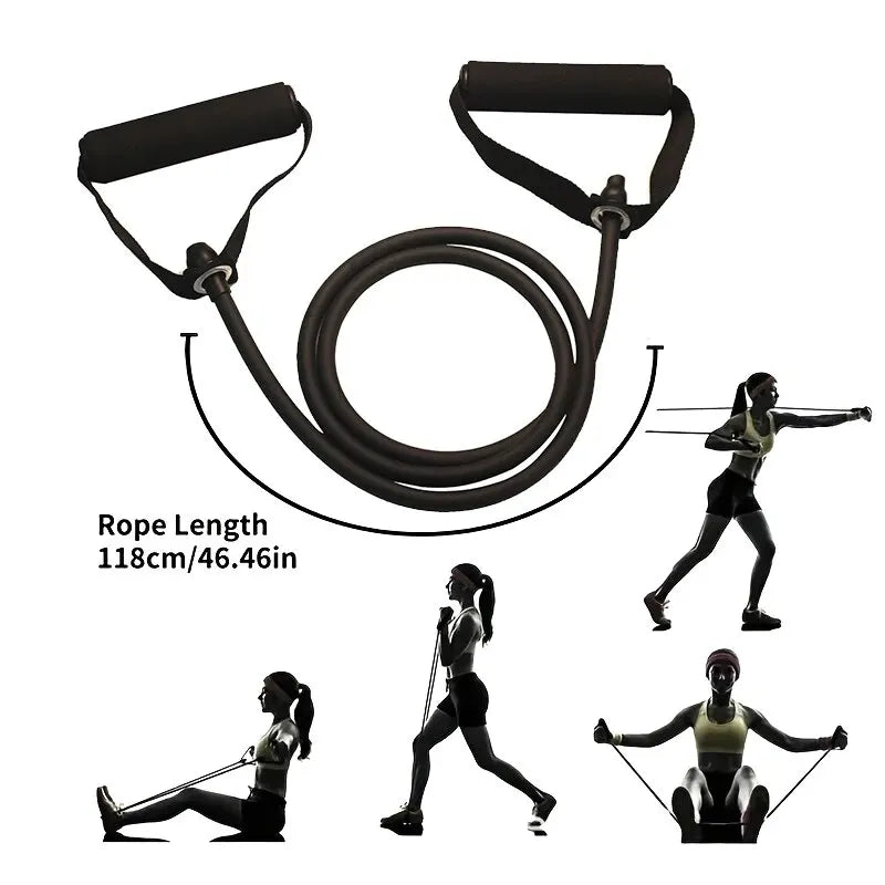 Resistance Bands With Handles, Exercise Bands, Workout Bands With Handles For Men Women, Strength Training Equipment At Home…