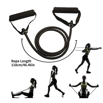 Resistance Bands With Handles, Exercise Bands, Workout Bands With Handles For Men Women, Strength Training Equipment At Home…