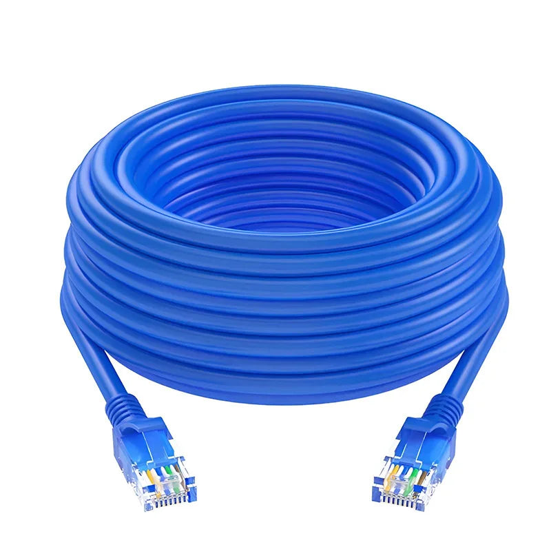 0.5/1/2/3/5/10/15/20/30/50M Cat6 Ethernet Cable RJ45 UTP 1000Mbps Network Cord LAN Wire Internet Lead Cord Router Computer C…