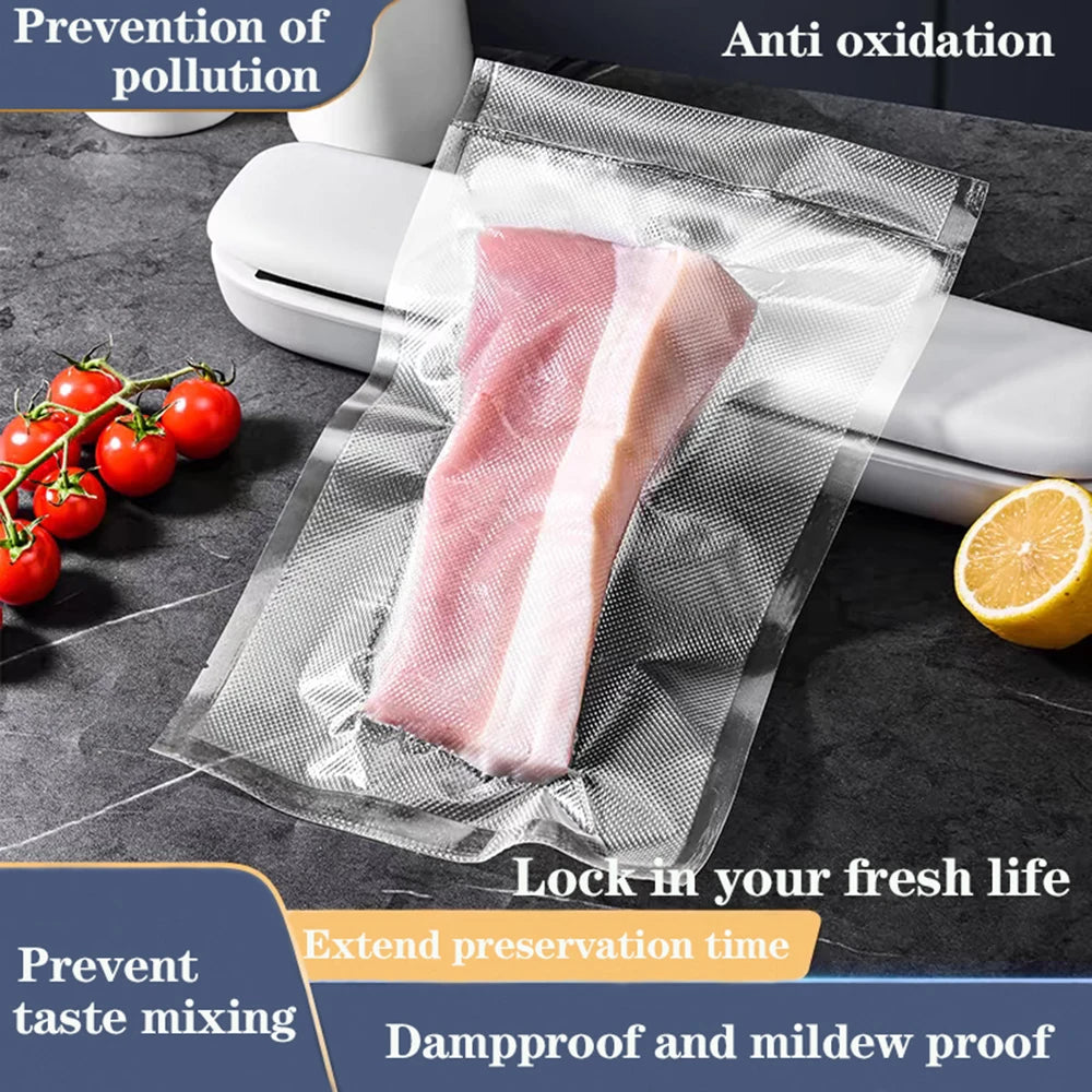 1 Rolls Vacuum Bags For Food, 500cm Per Roll,Reusable, BPA-free,Food Vacuum Sealer Bags For Vac Storage Meal Prep Sous Vide…