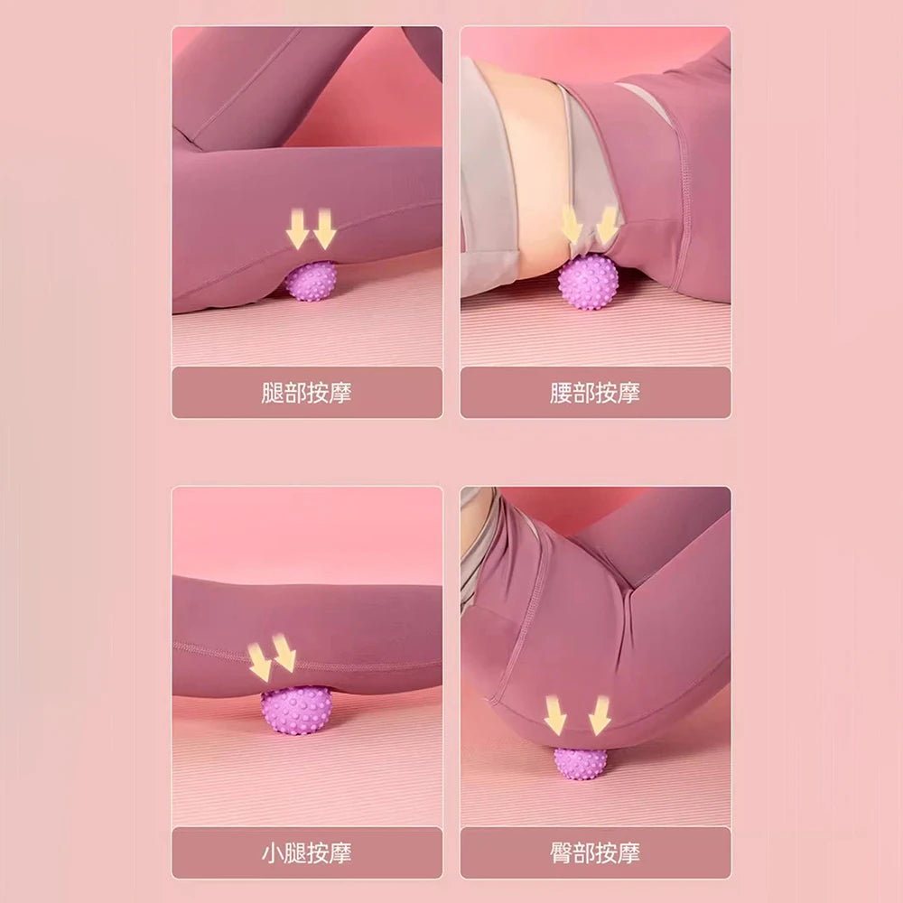 Fascia Ball Raised Point Massage Ball TPR Posture Master Yoga Ball Waist and Back Foot Massage Ball - image 2