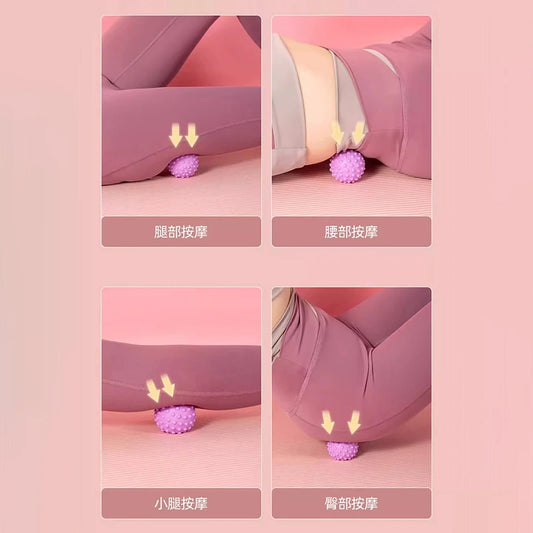 Fascia Ball Raised Point Massage Ball TPR Posture Master Yoga Ball Waist and Back Foot Massage Ball - image 2