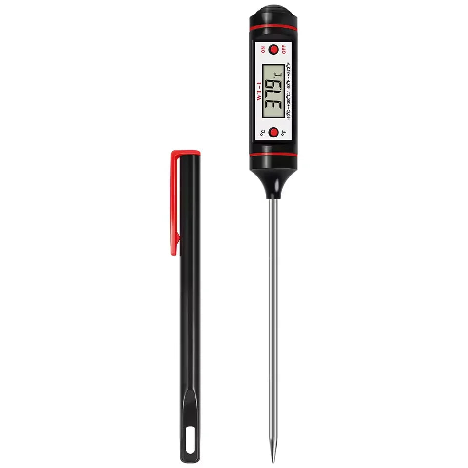 -50-300℃ Digital Food Thermometer For Meat Kitchen Cooking Water Milk Food Probe Temperature Meter BBQ Electronic Oven Tool…