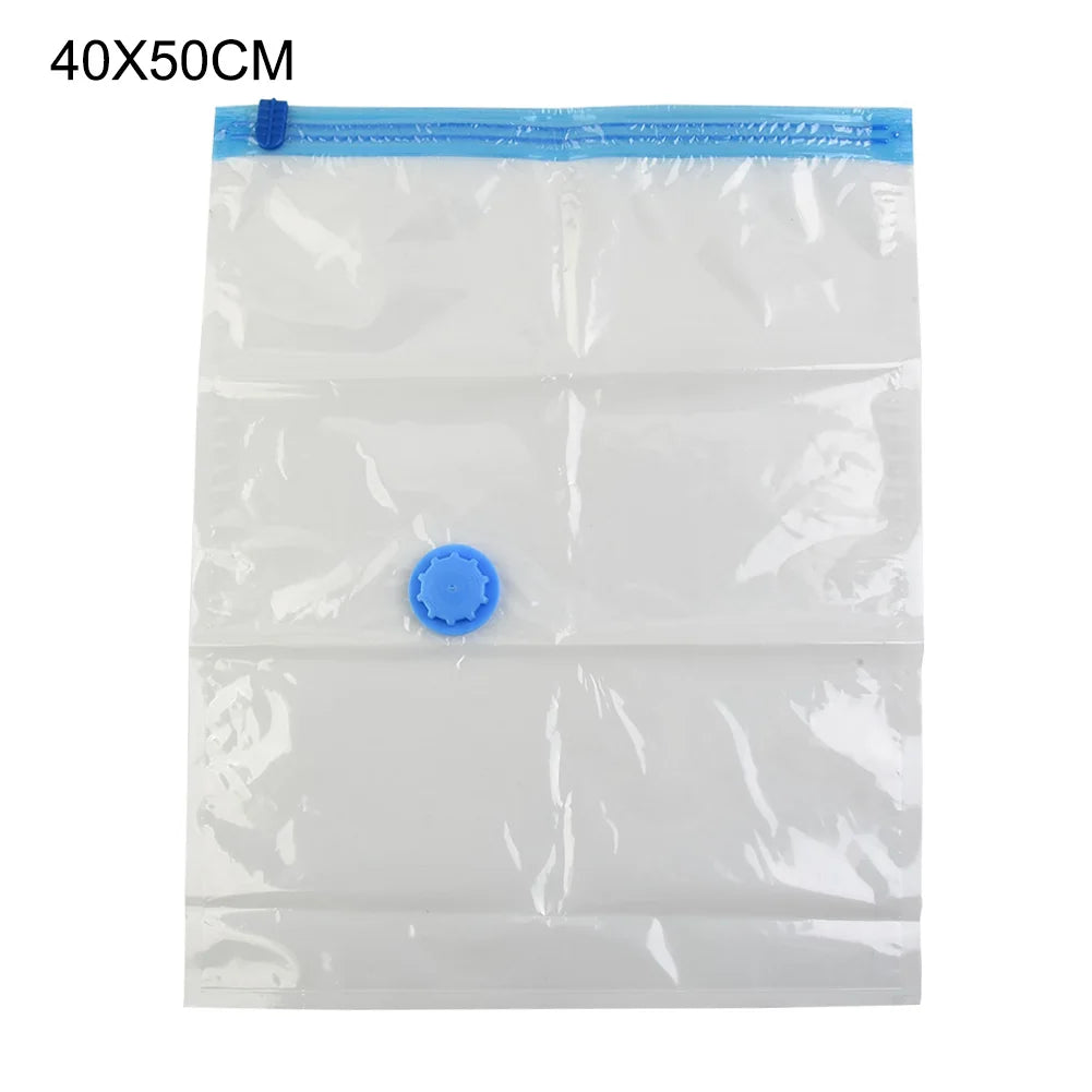 Vacuum Storage Bags With Valve Folding Compressed Space Saving Clothes Storage Big Size For Towel Cloth Blanket - image 9