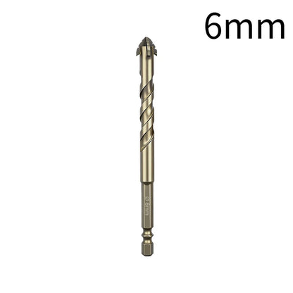 High-Four-Edged Serrated Eccentric Drill for Dry Drilling of Ceramic Tiles, Glass, Marble, Concrete, Stainless Steel Drill B…