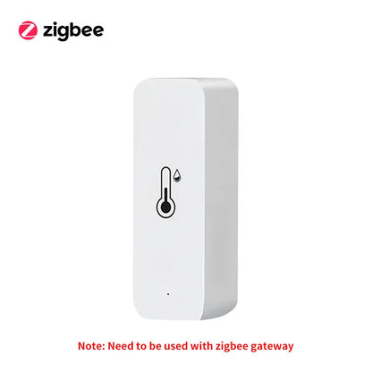 Tuya Wifi/Zigbee Temperature And Humidity Sensor Indoor Thermometer Smart Life Control For Home Work With Alexa Google Assis…